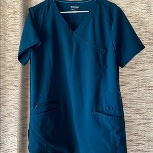 Scrub star Dark Teal top